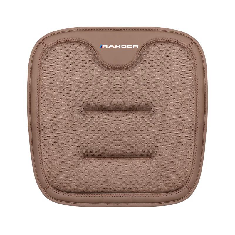Car Seat Cover For Ford Ranger T9 T6 Raptor 2024 Breathable Non-Slip Seat Cushion Car Chair Cover Protector Pad Auto Accessories