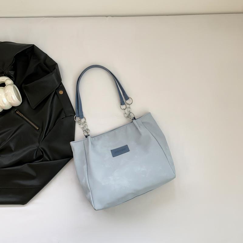 Soft Leather Large-capacity Shoulder Bag Women's 2025 Spring New Versatile Ins Underarm Bag Work Tote Bag