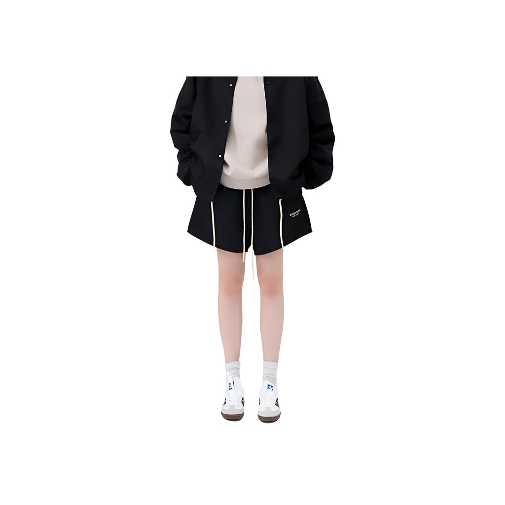 Fear of God Essentials Running Short Jet Black Men Bottoms 160BT232020F