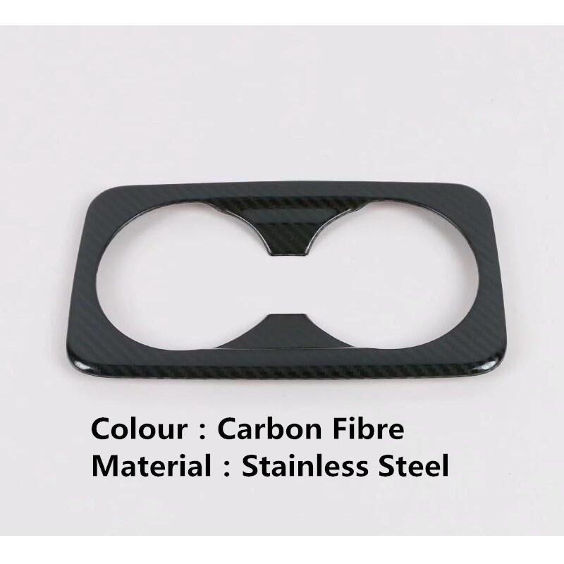 For Kia K3 Forte Cerato     Cover Detector Trim Stainless Steel Center Console Cup Holder Gear Box Frame 1PCs