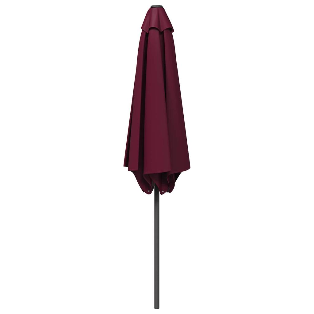 Garden Umbrella with Base 270 X 270 Cm Polyester Rectangular