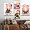 1PC Anime Spy X Family Character Anya Poster Self-adhesive Art Waterproof Paper Sticker Coffee House Bar Room Wall Decor