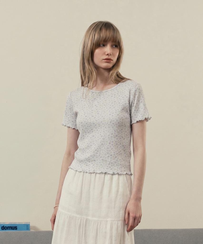JUCYJUDY Flower Pinching T-Shirt J1Ts322I