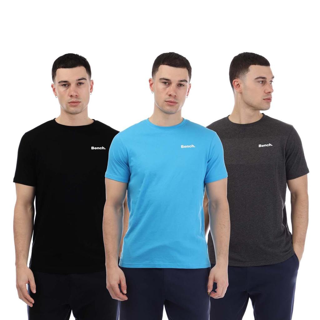 Bench Mens Lirrik Logo T-Shirt (Pack of 3)