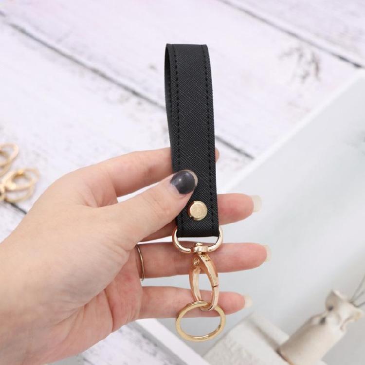 Hållbar Läder Nyckelring Bucolisk Design Kompakt Storlek Perfekt för Minimalistiska Entusiaster och Pendelresenärer