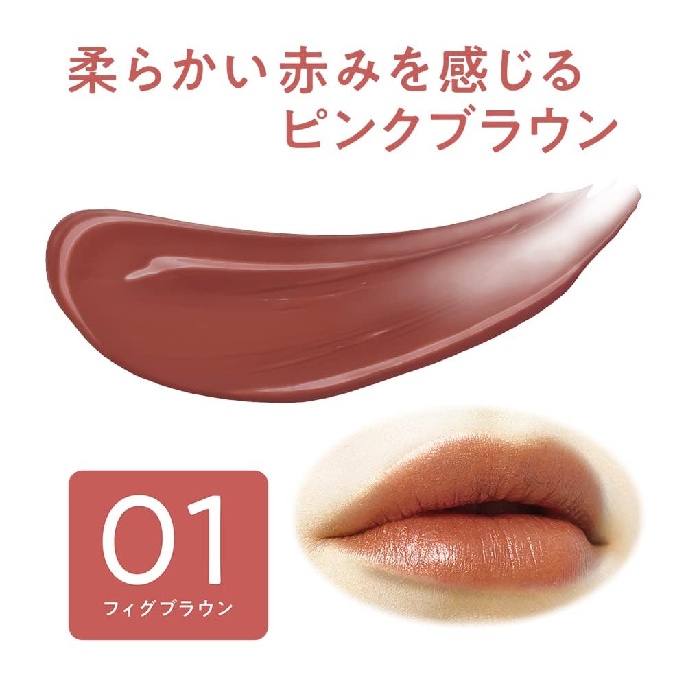 CEZANNE Lip Color Shield 01 Fig Brown Gel film lip Beautiful color 3.7g Long-lasting