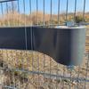 Roller Device For Attaching Privacy Screens To Double Wire Meshes Fences Rustproof Metal Installation Aid For Outdoor Use