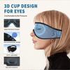 Breathable Blockout Light Eye Cover Wireless Sleeping Aid Eye Mask Sleeping Eyeshade  Business Trip
