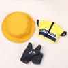 20cm Doll Clothes Miniature Hat Doll Jeans Shorts Outfits Overalls Handmade Jacket Pants For 1/12 BJD Dolls Accessories Kids Toy