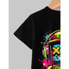 Boys' Set of Fashionable 3D Printed Casual Pullover, Short Sleeved Shorts, T Sports Shirt, Boys' Outdoor T-shirt Shorts Set