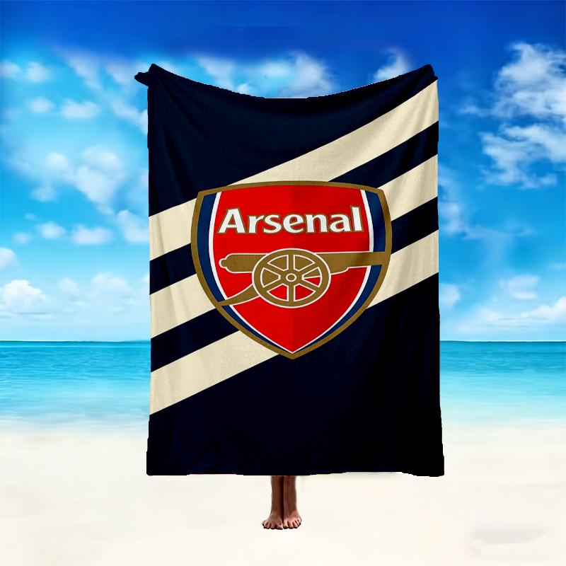 Football Club Pattern Blanket, Cozy Blanket for All-Season Comfort on Sofas, Beds, Office, Car, Camping and Travel