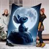 1pc S-Stitch9 Theme Blanket - Digital Print, Polyester, Cozy for All Seasons, Perfect for Outdoor, and Travel