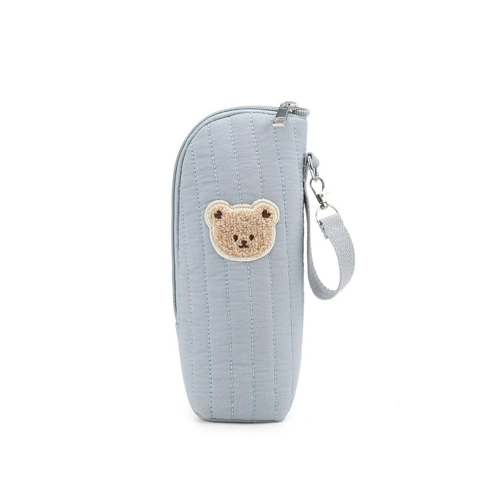 With Handle Insulated Bottle Cooler Portable Design Bottle Cooler Bag  Infant Feeding синий