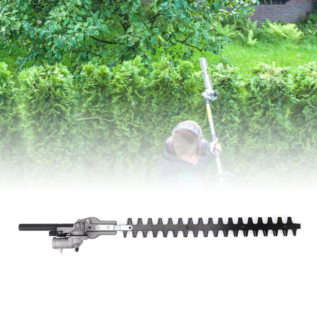 Hedge Trimmer Head 9 Spline High Pole Brush Grass Cutter Harvester Mower For Garden Tools Spare Parts