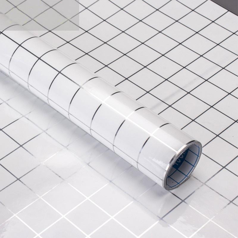 

45 см * 1 м самоклеючі водонепроникні маслостійкі кухонні шафи для ванної кімнати ПВХ шпалери наклейки на стіни Домашній декор 45cm*1m