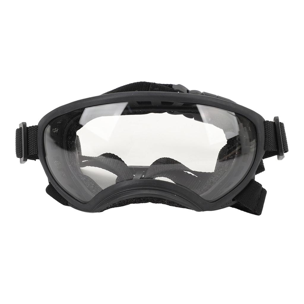Dog Sunglasses Windproof TPU Elastic Frame Anti UV Dog Protective Glasses for Pets Transparent Lens