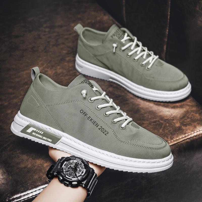 Neuer Jugendtrend Herren Atmungsaktives Eisseidenstoff Einfarbig Allround Casual Low-Top Atmungsaktive Schuhe 39 -44 Fabrikverkauf