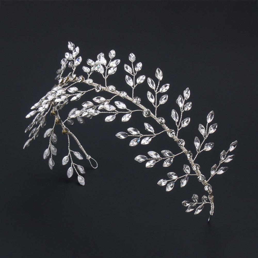Rhinestone Bridal Headband Handmade Wedding Hair Accessories Wedding Headpieces  Gift for Women