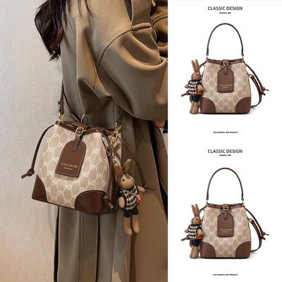 Bucket Bag Women'S Spring And Summer Women'S Bag, Messenger Bag, Shoulder Bag, High-End Small Bag, Commuter Bag.