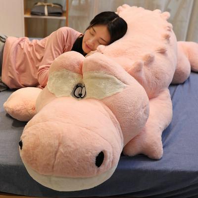 60-150cm Novos Brinquedos de Pelúcia Jacaré Animal de Pelúcia Realista Jacaré Macio Almofada de Pelúcia Almofada Preenchida Para Presente de Menina Crianças