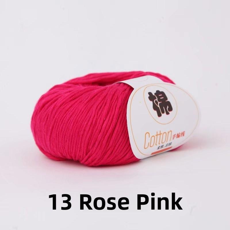 4-Ply Hand Knitted Cotton Yarn for Baby Milk Cotton DIY Wool Ball Children Sweater Fabric Cotton Tead Baby Knitting Yarn