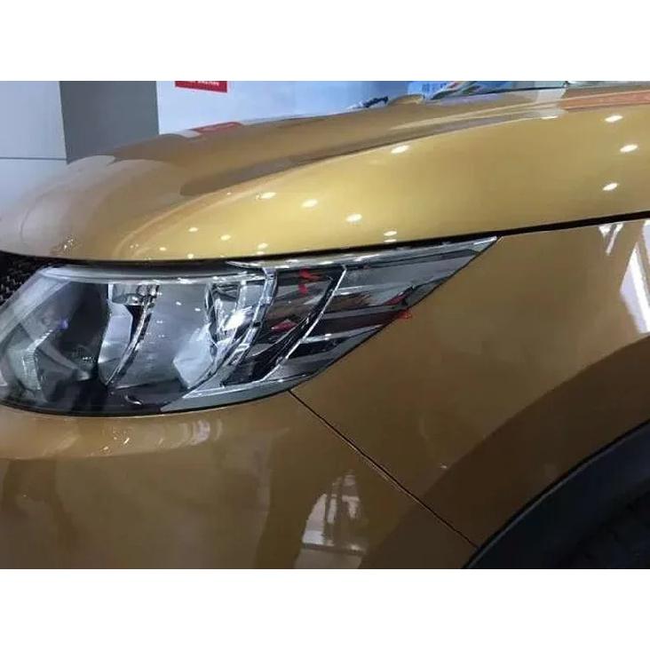 ABS Chrome Front Headlight Lamp Eyebrow Cover For Nissan Qashqai J11 2014 2015 2016 2017 2018 Decoration Car Styling Accessories