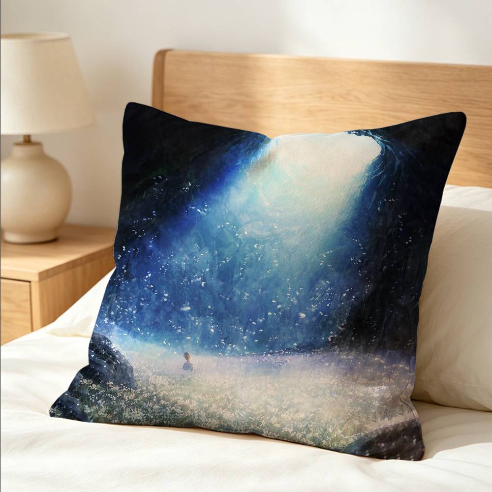 LOVE K-Kit and L-Lili Customizable Square Cushion Cover Double Sided Print Pillow Case