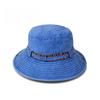 Spring and Summer Men's Bucket Hat Cotton Washed Foldable Shade Hats Casual Outdoor Camping Hat Hiking Hats