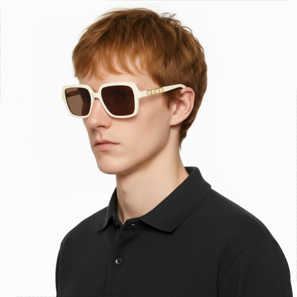 Gucci Classic Fashion Square Sunglasses Unisex Sunglasses GG1189SA-005-59