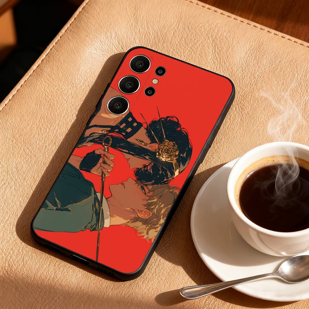 Cool Y-Yor F-Forger Anime Phone Case For Samsung S26,S25,24,23,22,30,21,10,9,Ultra,Plus,Lite,Black Soft Case