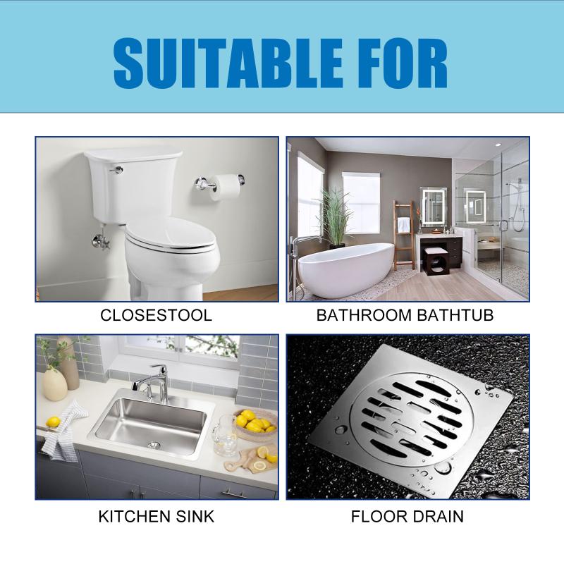 

Drain Sink Cleaning Powder Quickly Dissolving Hair Oil Deposits Restoring Pipeline Smoothness Preventing Blockages Drain Cleaner 1pcs