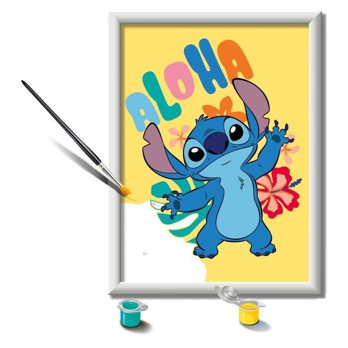 CreArt Kids 18x24cm Stitch, Kit De Peinture Par Numéros Numéro d'Art, Dès 7 Ans, 25844, Ravensburger