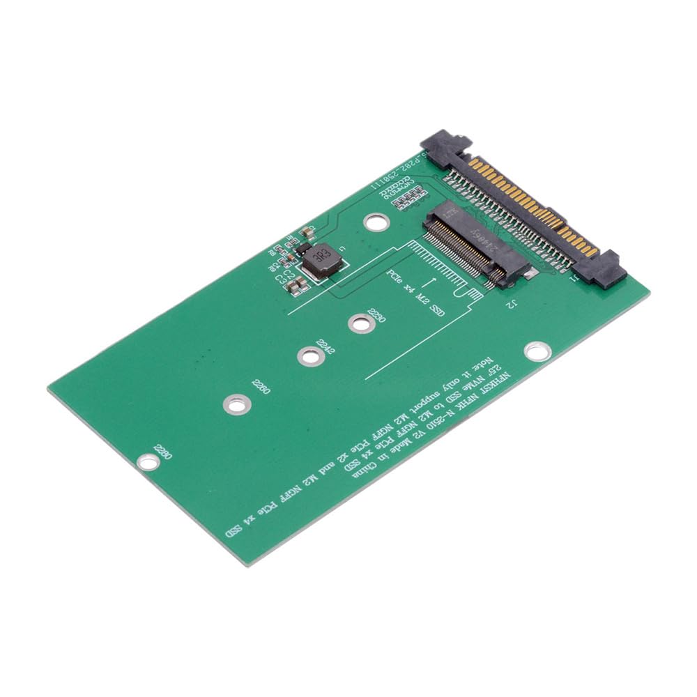 JSER M.2 Drive - U.2 (SFF-8639) M.2 PCIe NVMe SSD (M-Key) Compatible Conversion Adapter for Mainboard Replacement SSD 750 for P3600P3700