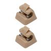 2 Stück Sonnenblenden-Clip-Halter Sonnenblenden-Halterungsklammern für Mercedes W201 W123 W124 W126 W140 W201 Autozubehör