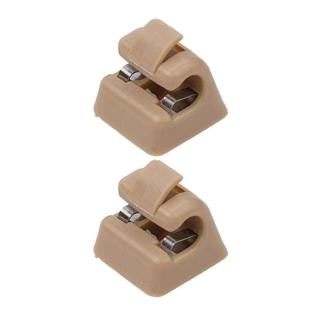 2 Stück Sonnenblenden-Clip-Halter Sonnenblenden-Halterungsklammern für Mercedes W201 W123 W124 W126 W140 W201 Autozubehör
