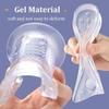 1Pair Transparent Silicone Gel Arch Support Inserts Flat Foot Massage Pads Foot Cushion Insoles for Women High Heel Shoes