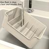 Transparent Desktop Storage Box for Kitchen Condiments Removable Spice Rack Modern Simplicity Design
