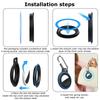 Heavy Duty Weatherproof Tracking Device Holders Case PC Protective Housing Easy To Install And Remove For Outdoor Use