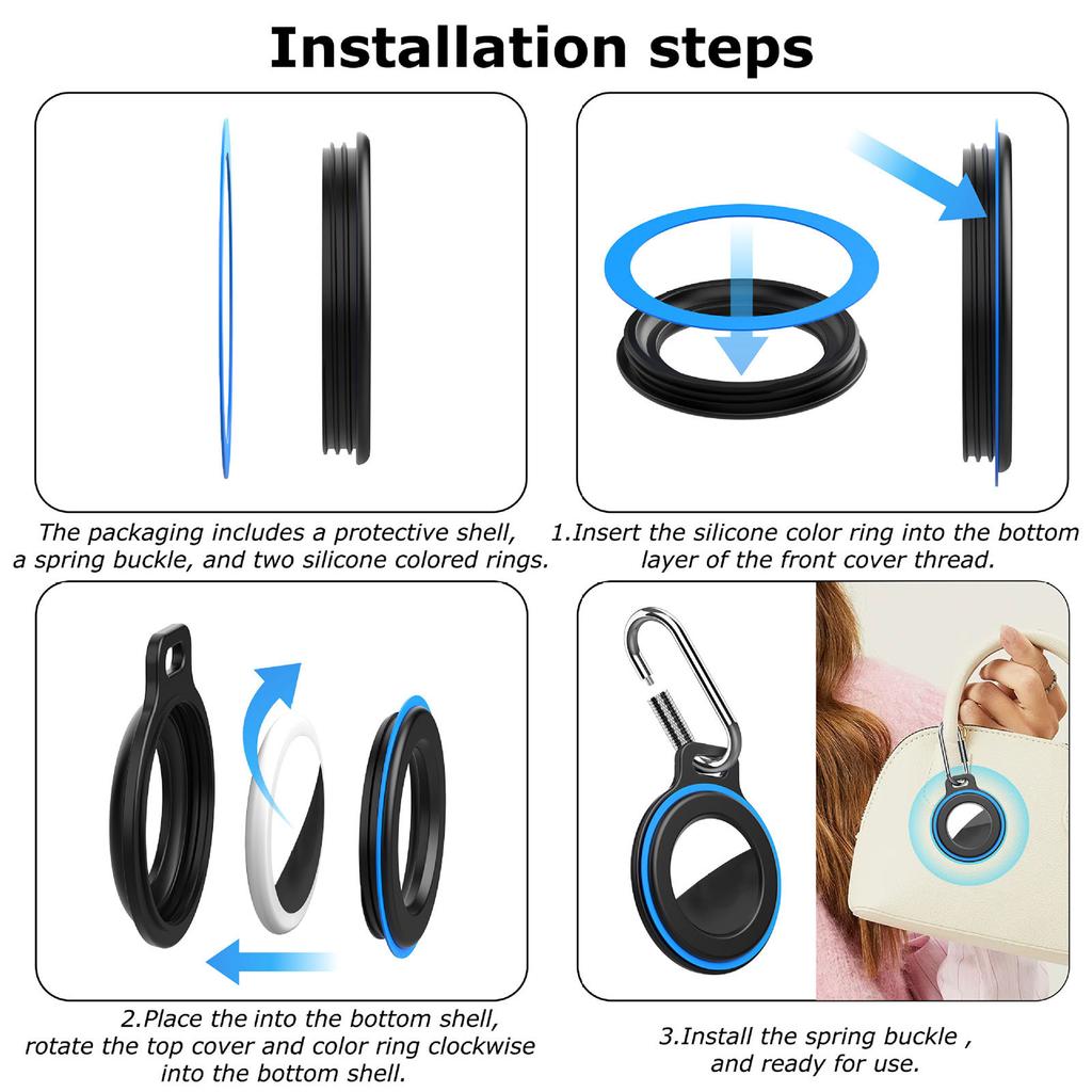 Heavy Duty Weatherproof Tracking Device Holders Case PC Protective Housing Easy To Install And Remove For Outdoor Use