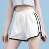 Women's High-Waisted Summer Casual Yoga Shorts - Loose, Straight-Leg, Slimming Fit