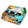 Mantas de Franela Sprunki Characters Game para Sofá, Couch, Felpa Súper Suave, Colcha Fina,