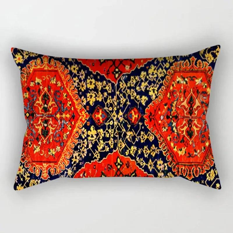 Vintage Ethnic Pattern Pillowcase Decor Sofa Bed Home  Rectangular  Mandala Cushion Cover