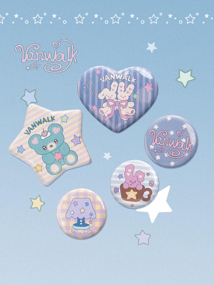Vanwalk Wish Badge [Heart Rabbit]