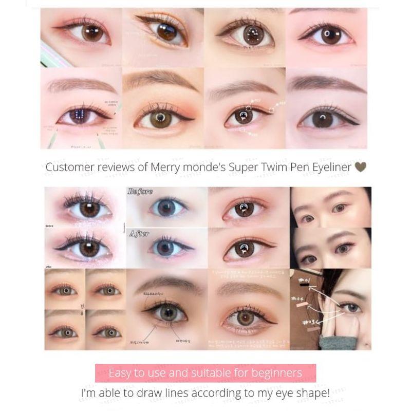Merry Monde - Super Twim Pen Eyeliner - 5 Types