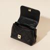 Dou Xiaozhu Napa Leather Diamond Quilted Handbag