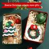 Crochet Santa Claus & Tree Wreath Gift Box - Christmas Eve Teacher & Kids Decoration