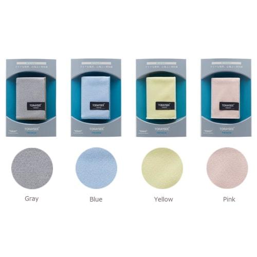 Toray (TORAY) Toraysee Cleaning Cloth, Thick, Absorbent, Quick-Drying, for Eyeglasses, LCD, and Smartphone Cleaning, 28cm x 19cm, Made in Japan, Yello