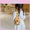 Adorable Cartoon Rabbit Crossbody Bag For Kids Stylish Soft Canvas Backpack