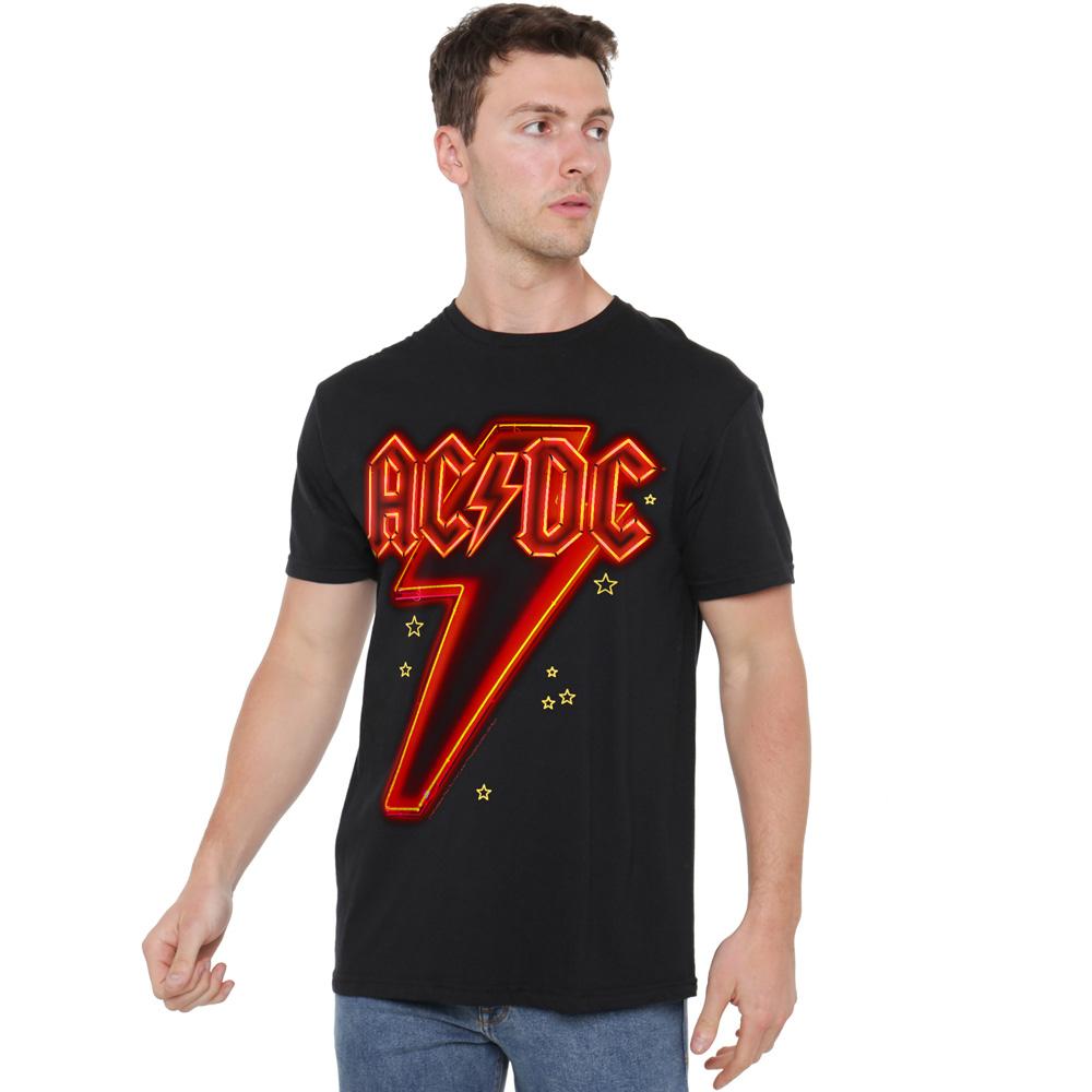 AC/DC Mens Neon Bolt T-Shirt
