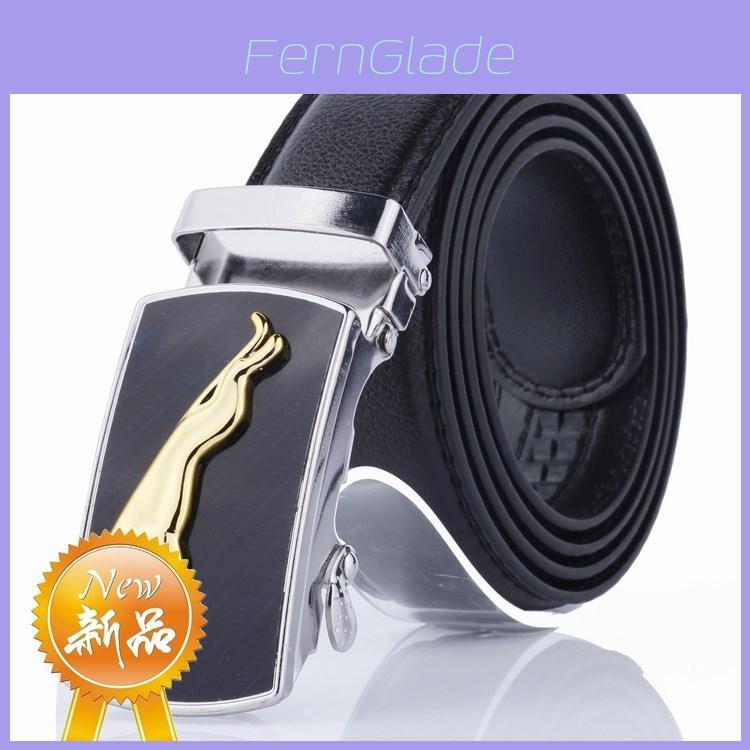 1pcs Men Belt Imitation Leather Black With Steel
